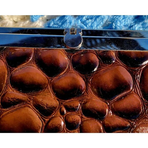 NARMI croc long wallet - Picture 2 of 6